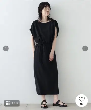 GALLEST 드로스트 슬리브 I 라인 원피스 34
