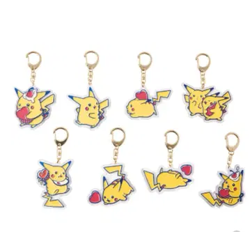 PIKACHU DINER 피카츄 다이너 아크릴 키링 전 8종