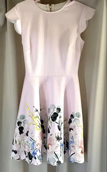 Ted baker 테드 베이커 플라워 프린트 핑크 원피스