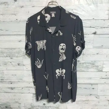 H&M 반팔 셔츠 해골 스컬