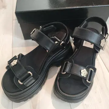 릴리 브라운 마리 콴트 스니커즈 밑창 샌들 통굽