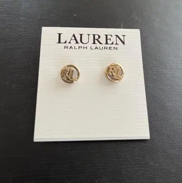 LAUREN RALPH LAUREN 골드 스터드 귀걸이