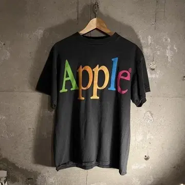 새상품 L 애플 애플 티셔츠 반팔 프린트