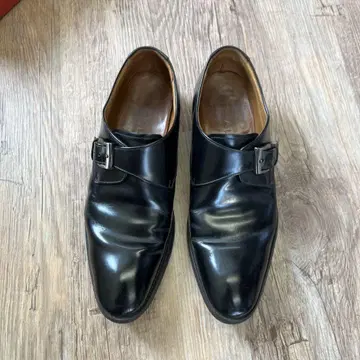 블랙 가죽 드레스 신발 버클 포함 24.5cm