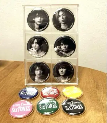 SixTONES 캔뱃지, 보관 케이스 세트 즉시 구매 OK