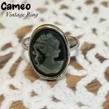 VF79CAMEO 카메오 빈티지 반지 빈티지 쇼와