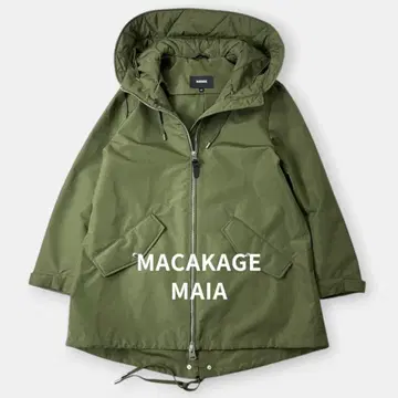 새상품급 MACKAGE 맥케이지 MAIA 마이아 후드 코트 M 카키
