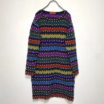 MISSONI 미쏘니 니트 원피스 오렌지 택 이탈리아제