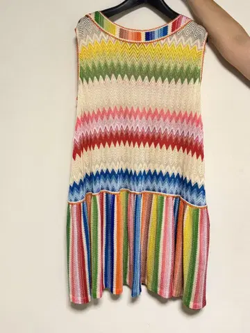 MISSONI 말레 슬리브리스 튜닉 비치 의류
