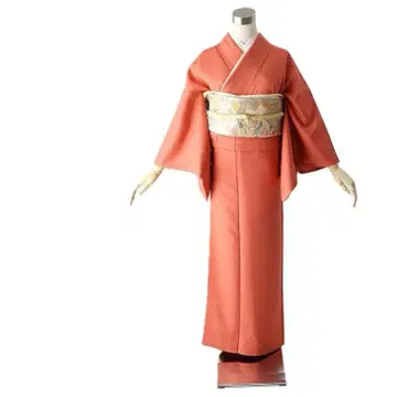 이로무지 기모노 하나 문양 신장 144-159cm im-004