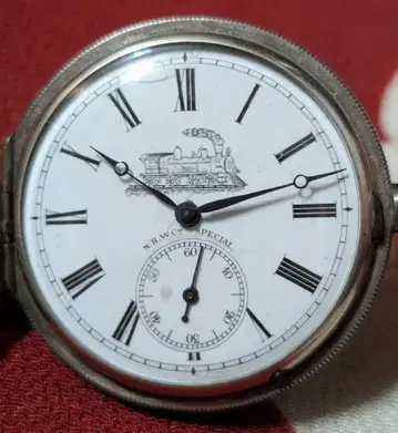 철도 시계 1889년 제조 회중시계 프랑스제 골동품 레어템 작동품