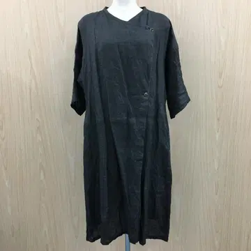 5부 소매 린넨 코트 F0711B08