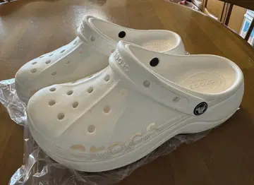 Crocs 화이트 통굽 여성용