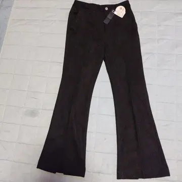 JEANASIS 스트레치 블랙 플레어 팬츠 M 사이즈