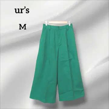 Yours 와이드 팬츠 거위 팬츠 심플 예쁜 그린 M