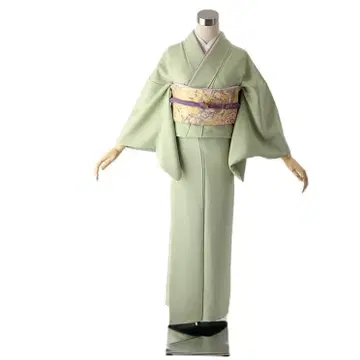 이로무지 기모노 하나 문양 신장 144-159cm im-021