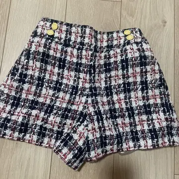 미셸 마카롱 트위드 숏 팬츠
