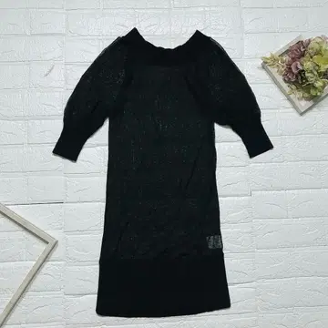 아바 하우스(브랜드 택 없음) 5부 소매 티셔츠 블랙