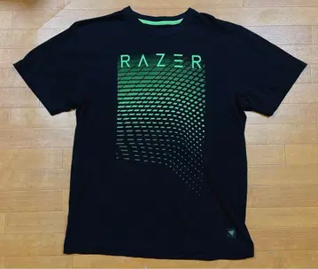RAZER 기업 로고 티셔츠 게이밍 블랙 L 사이즈 레이저