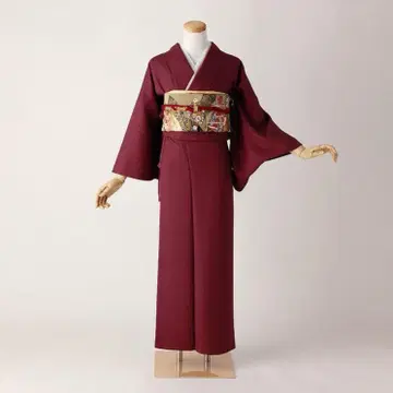 이로무지 기모노 하나 문양 신장 140-155cm im-026
