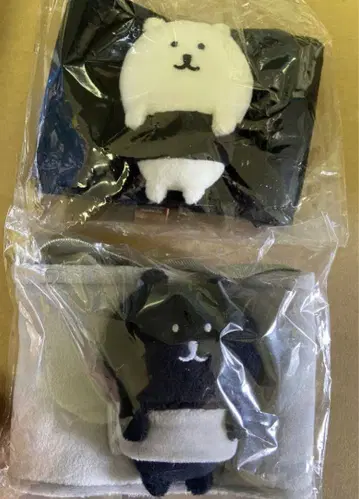 나가노 캐릭터 봉제 인형 드링크 홀더 나가노의 곰 & 다크 곰