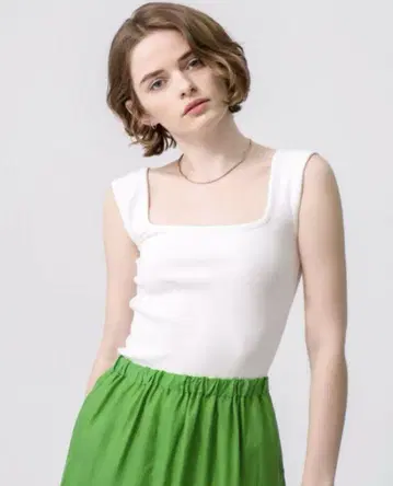 미사용 론 헤르만 Bare Rib Tank Top 화이트