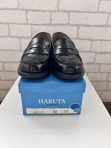 새상품급! HARUTA 블랙 로퍼 4505 사이즈 23