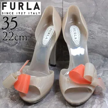 FURLA 훌라 22 샌들 리본 하이힐 러버 샌들