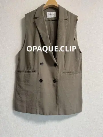 OPAQUE.CLIP 더블 브레스트 테일러드 베스트