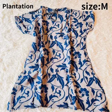 Plantation 플랜테이션 올 패턴 튜닉 원피스 루즈핏