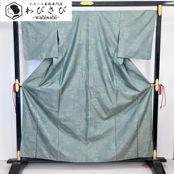 본고장 오시마 명주 가로 쌍가리 꽃무늬 이마이 브라운 K-4013