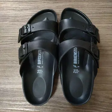 BIRKENSTOCK 애리조나 블랙 컴포트 샌들 23cm