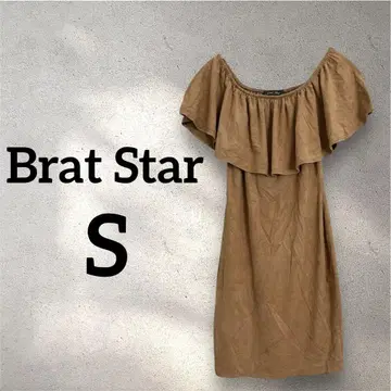 Brat Star [S] 오프숄더 미니 원피스