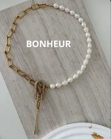 보누르 BONHEUR 담수 펄 목걸이