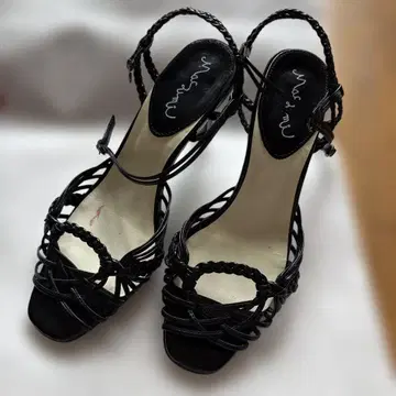 블랙 샌들 사이즈 23 Made in Japan