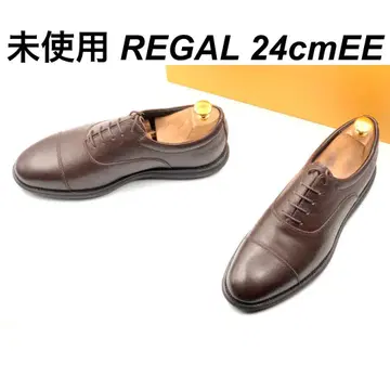 미사용 REGAL 리갈 24cm EE 71WR 스트레이트 팁 브라운