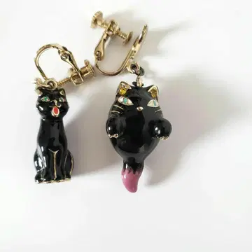 ANNA SUI 검은 고양이 귀찌