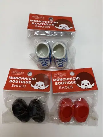 새상품 몬치치 S 사이즈용 신발 3개 세트 monchhichi 00