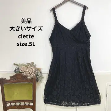새상품급 빅 사이즈 clette 레이스 원피스 19호