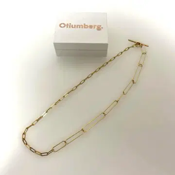 Otiumberg 2 체인 페이퍼 클립 목걸이 925 중고