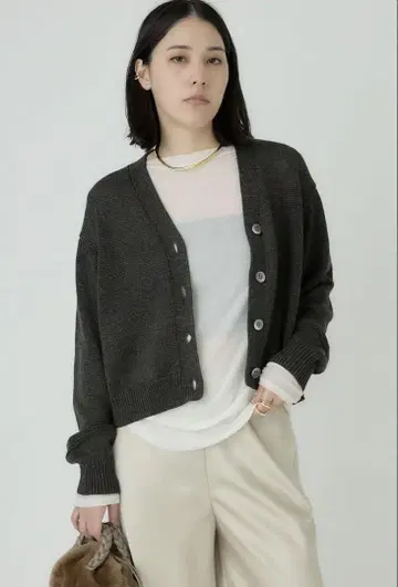 벨 린넨 가디건