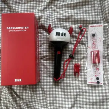 babymonster 응원봉 반지 묶음 판매 베이비몬 아리아케 한정판
