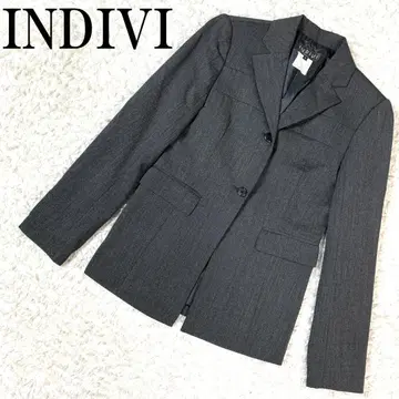 INDIVI 인디비 테일러드 자켓 그레이 36 B4902