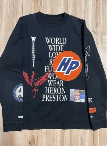 새상품급 HERON PRESTON 헤론 프레스톤 맨투맨 트레이닝복