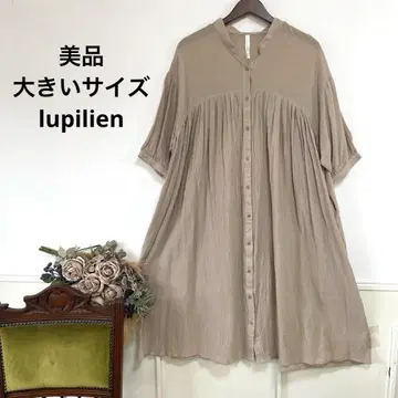 새상품급 빅 사이즈 lupilien 내추럴 원피스
