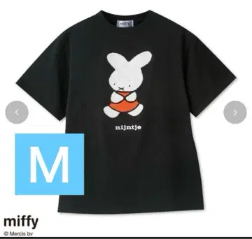 미피 반팔 티셔츠 아베일 M 블랙 검정 나인체 퍼스트