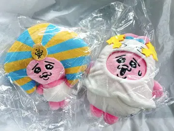 람세스 대왕 전 빤쮸토끼 마스코트 키체인 2개 세트
