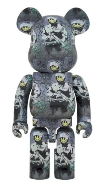 MEDICOM TOY 베어브릭 RIOT COP 1000%