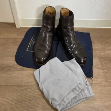 프라텔리 자코메티 사이드 고어 부츠 유타 카프 다크 브라운 39