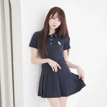 로제뮤즈 고양이 폴로 원피스